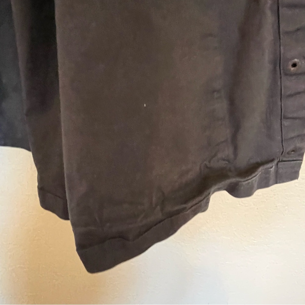 Duluth Trading Co Canvas Dark Gray Blue Utility Work Jacket Women's Large - Picture 10 of 15